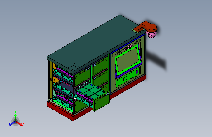 智能型工控网络控制柜