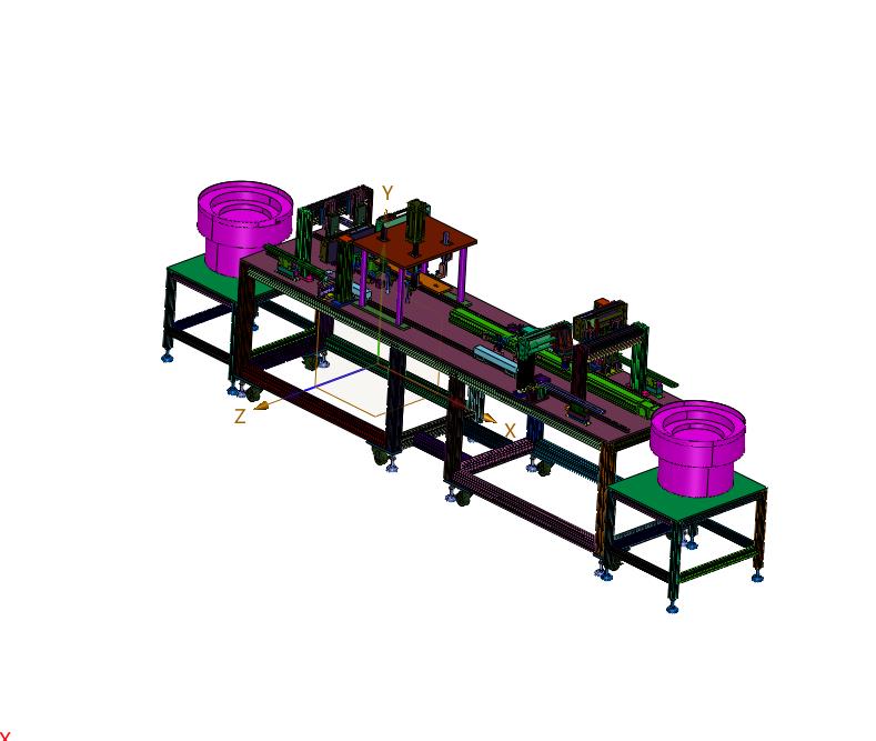 注塑轨道埋钉锁钉机