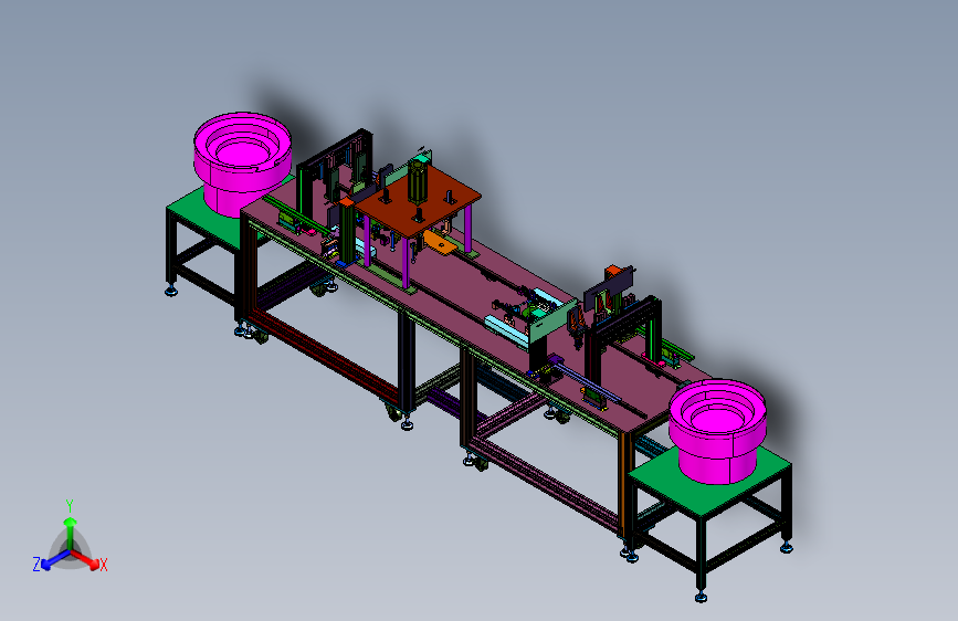 注塑轨道埋钉锁钉机