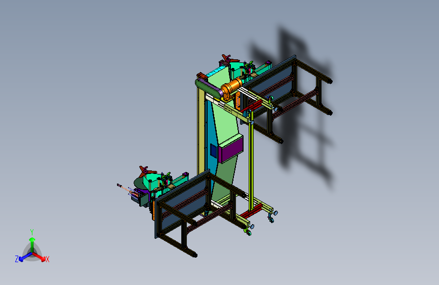 自动化包装生产线贴标装置
