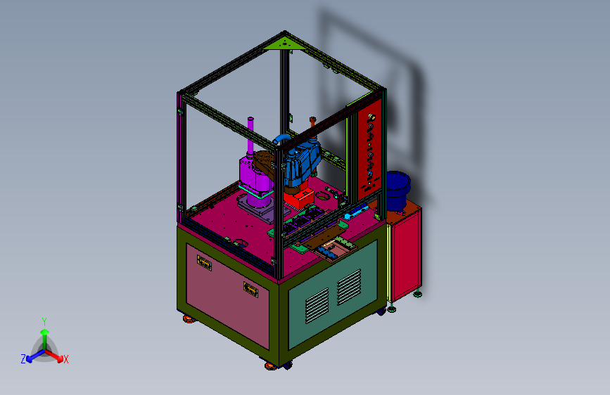 自动锁螺丝的多关节机器人