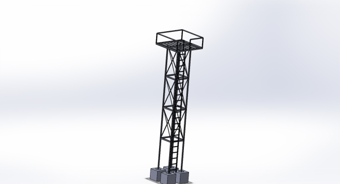 高架钢结构支架