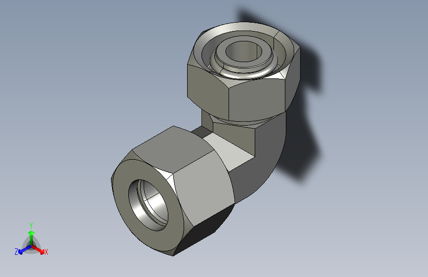 2C9-RN   2D9-RN  外螺纹内螺纹转换接头90°弯