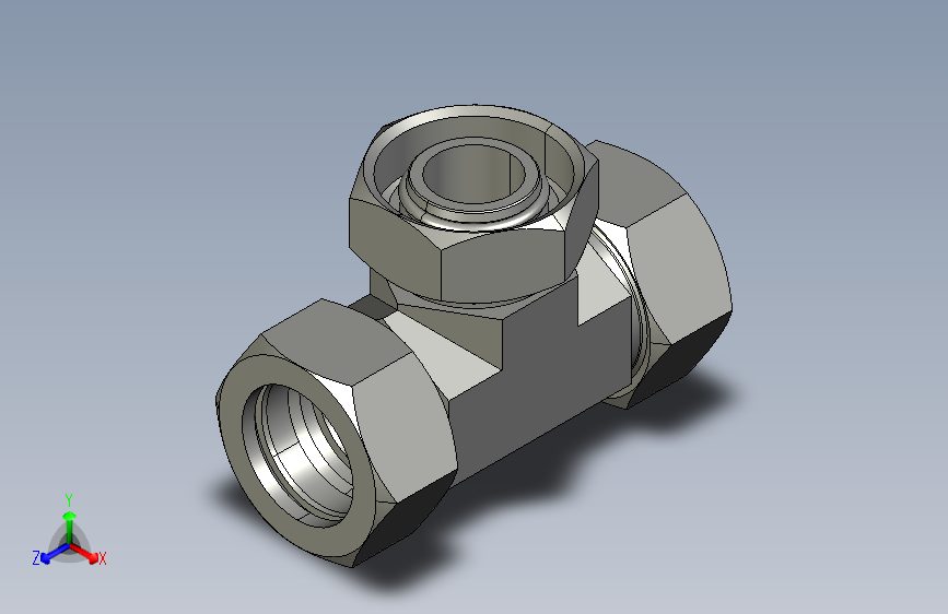 BC-RN  BD-RN  中间端内螺纹三通接头
