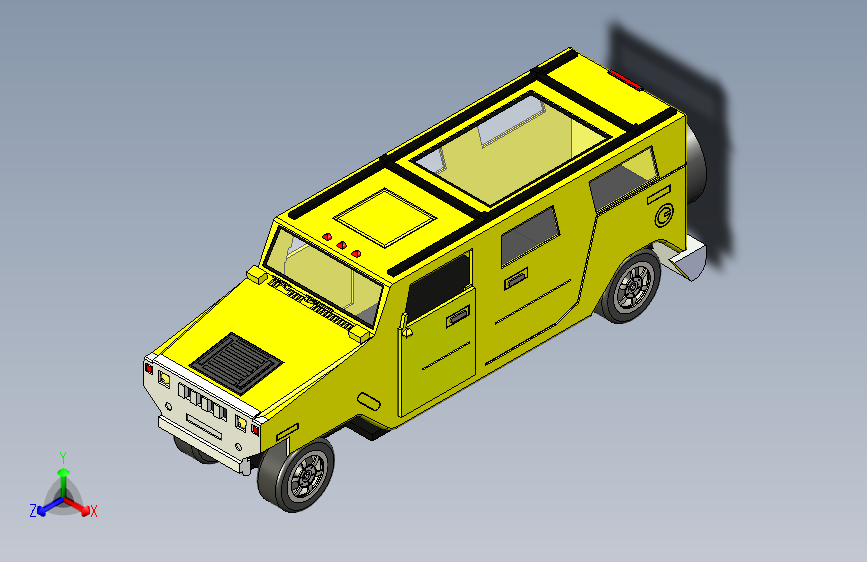 B3002690-黄色玩具吉普车