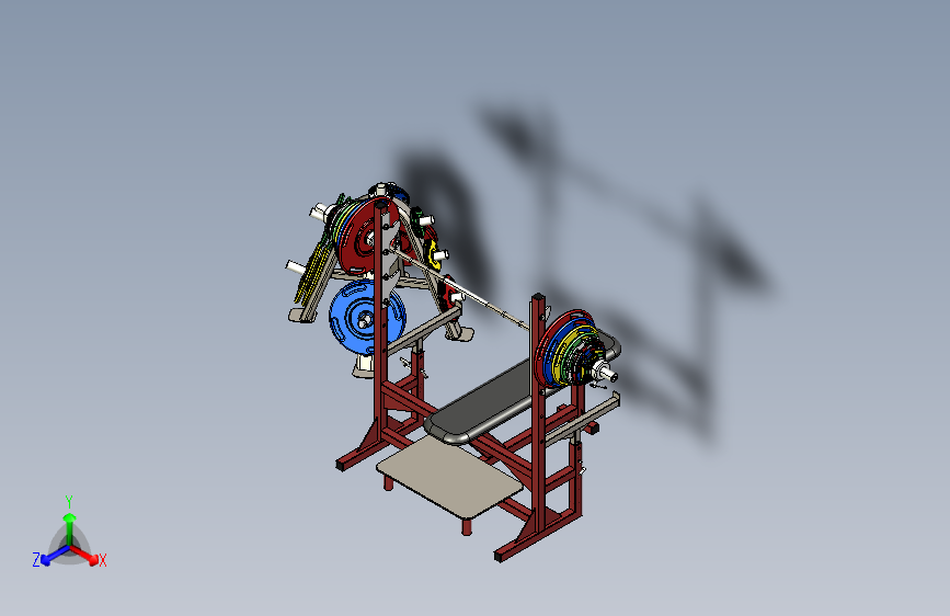 B3002689-卧推套装（健身器材）