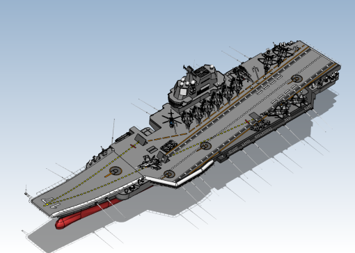 山东舰-002航母  ug  sw