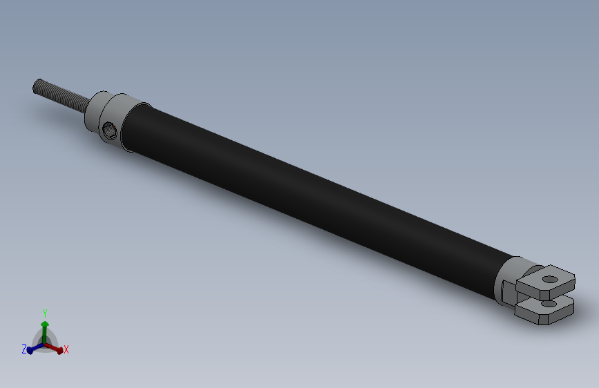 20x8x225mm销式长圆筒气缸