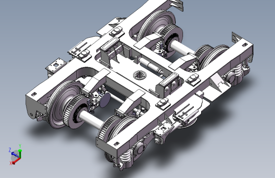 CW-2客车转向架设计