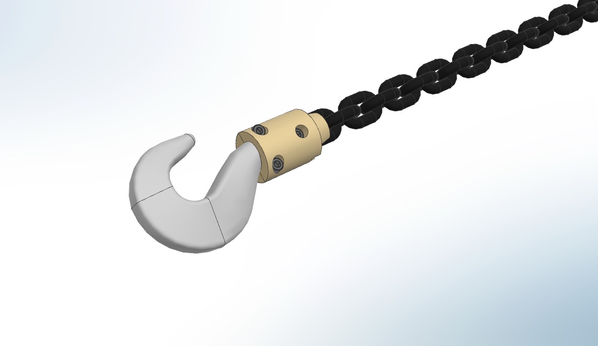 防扭转式旋转链钩