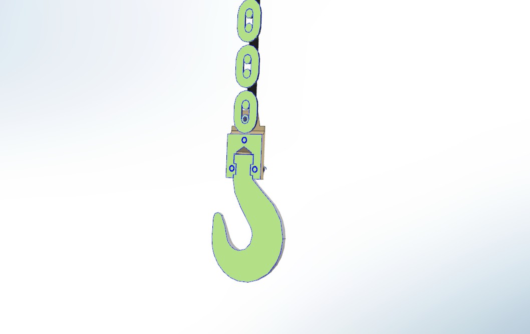 防扭转式旋转链钩