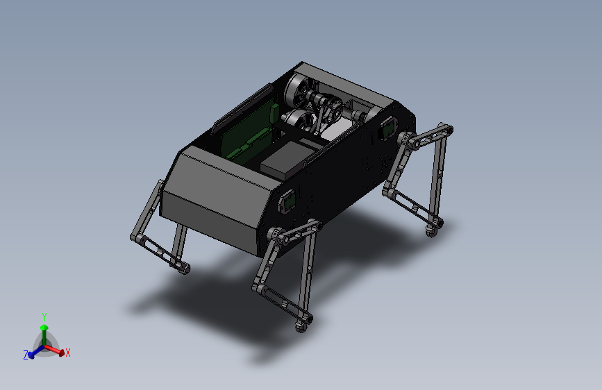 开源Doggo四足机器人模型