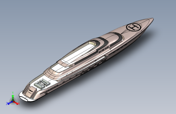 B3002782-银游艇 - 银色快船