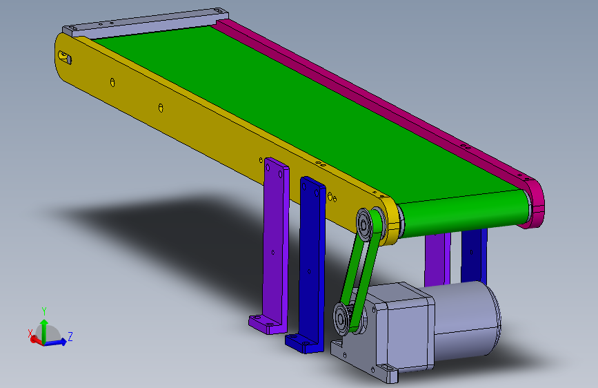 简化版皮带输送机