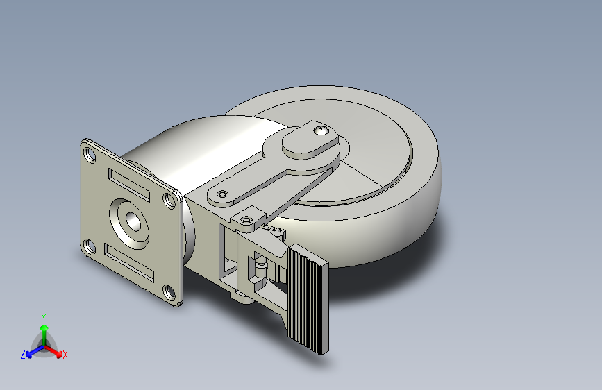 福马脚轮GDC-125-BSF