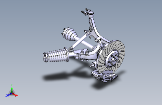 单边麦弗逊悬架