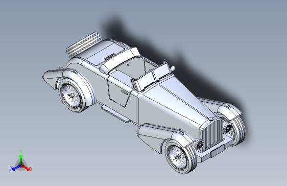 经典老爷车模型