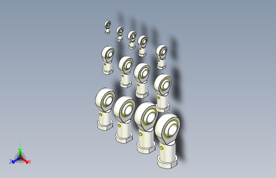 内螺纹镶垫杆端关节轴承