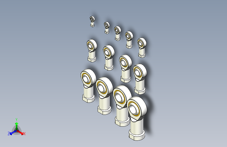 内螺纹自润滑杆端关节轴承