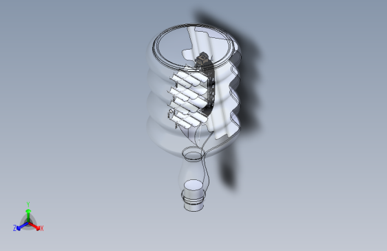 瓶中的帆船模型
