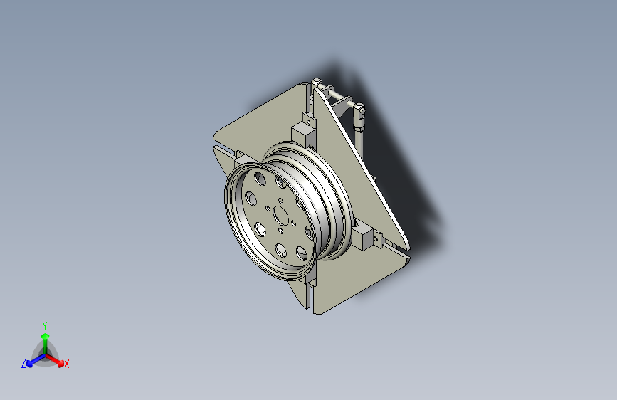 汽保工具，轮毂夹紧机构