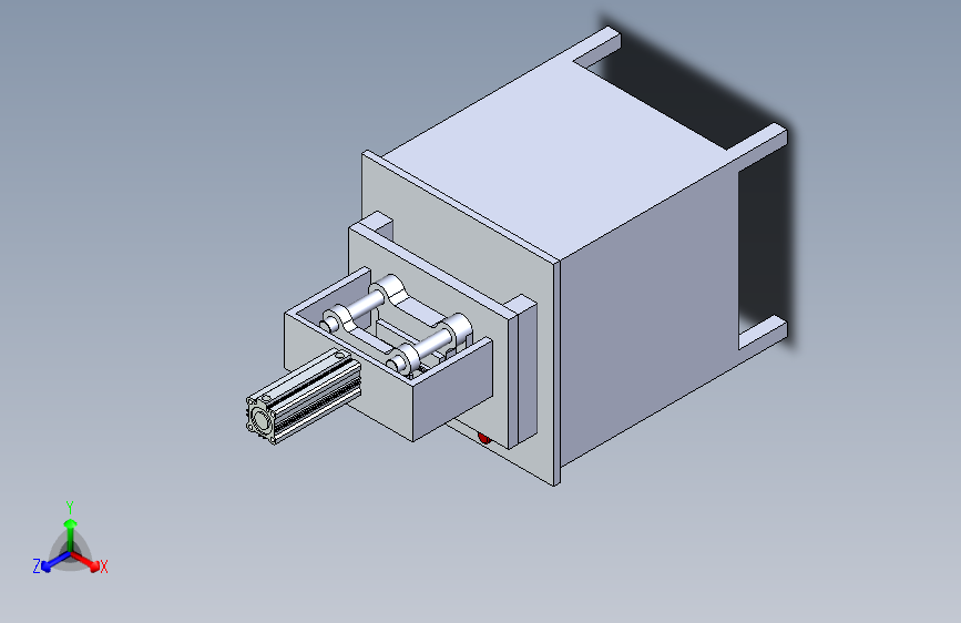 切塑料浇口模型