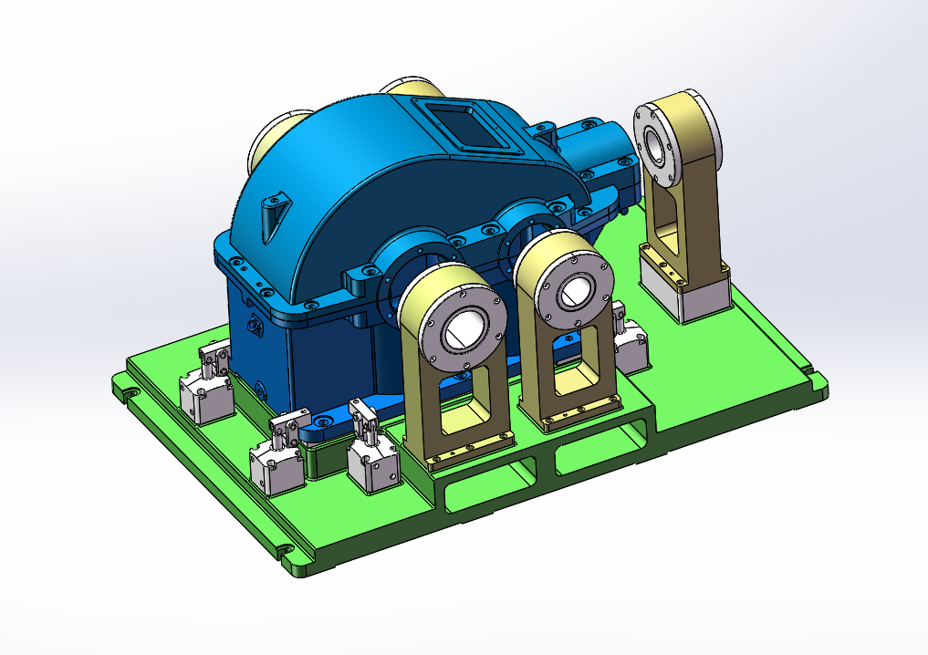 YZ减速器箱体加工工艺与夹具设计 含三维 二维 说明书