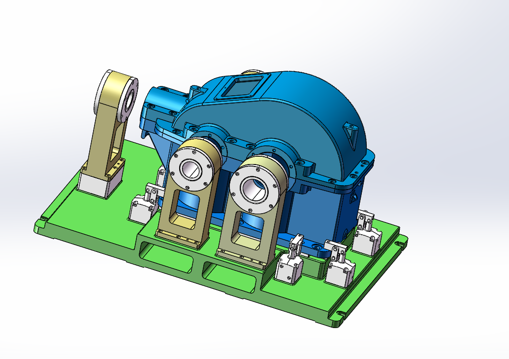 YZ减速器箱体加工工艺与夹具设计 含三维 二维 说明书