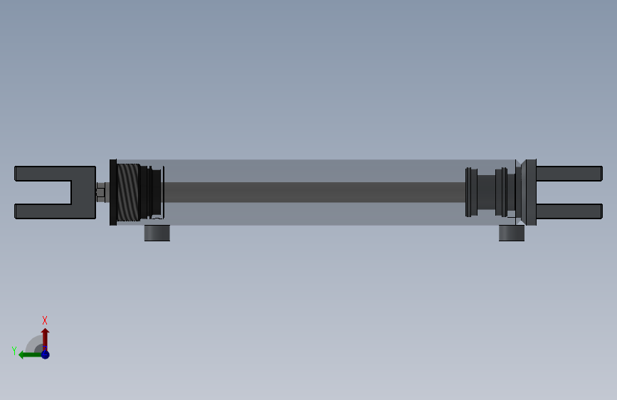 横拉杆液压缸(前后眼)50x20x300.5毫米