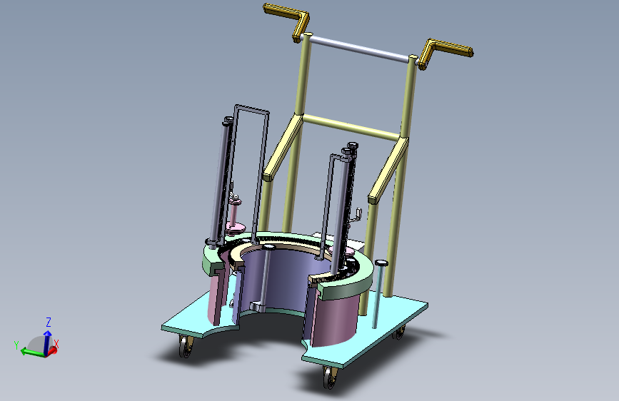 自动包树机建模