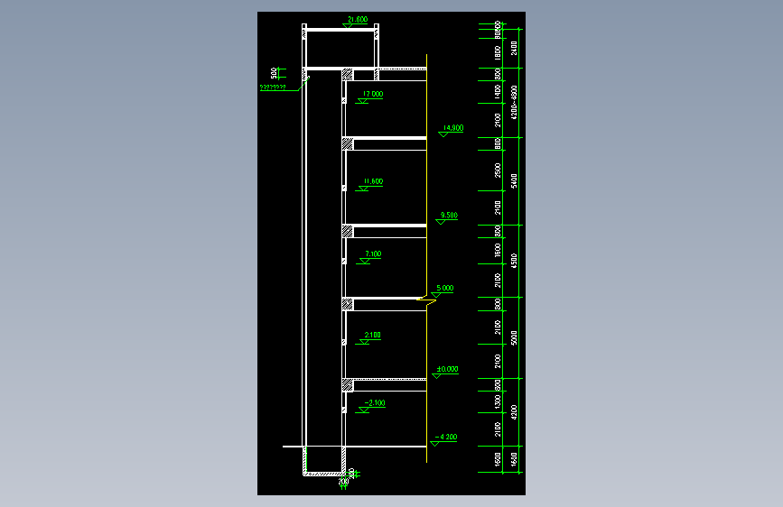 建筑设计院CAD节点大样详图块外墙屋地面防水钢楼梯 (977)