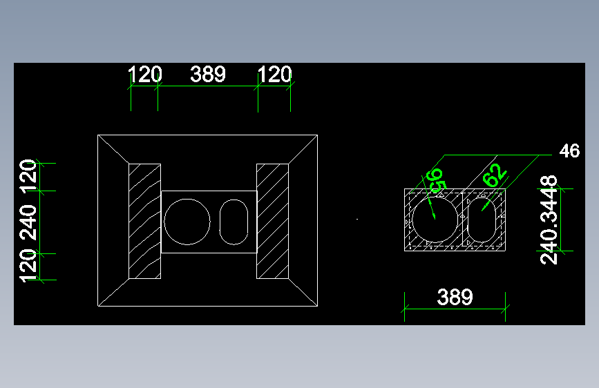 建筑设计院CAD节点大样详图块外墙屋地面防水钢楼梯 (1054)