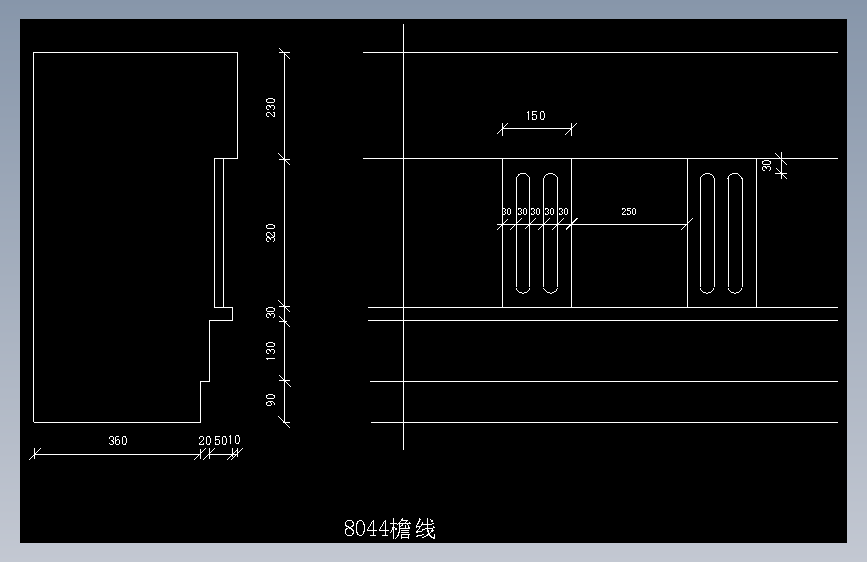 节点大样详图块外墙屋地面防水钢楼梯结构 (83)