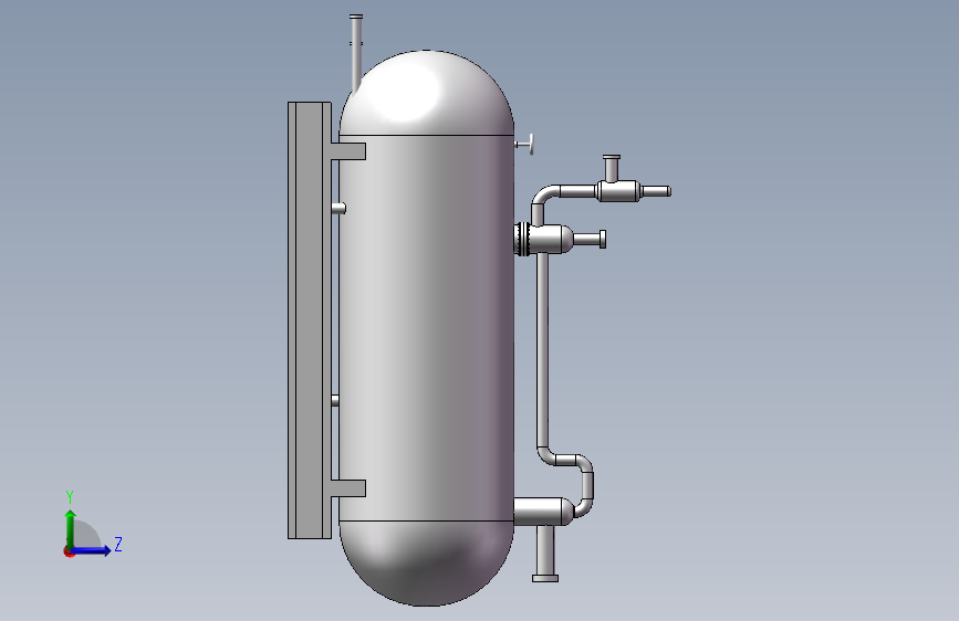 三相油水分离器模型 322475