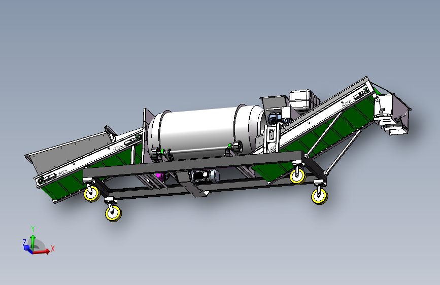 马铃薯拌种机组装