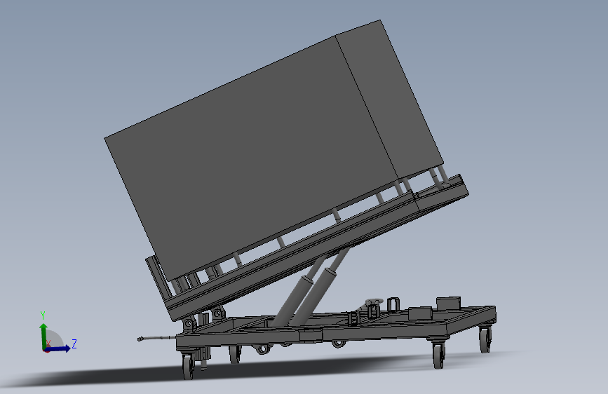 液压升降翻转平台