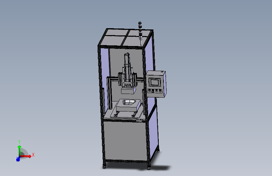 自动扣合工作站带定位胎具