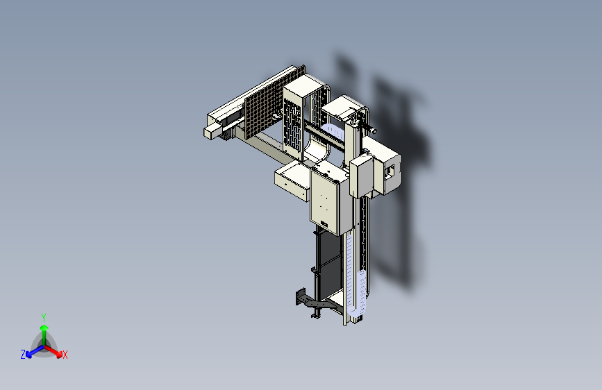 右侧一体式一拖一桁架总装