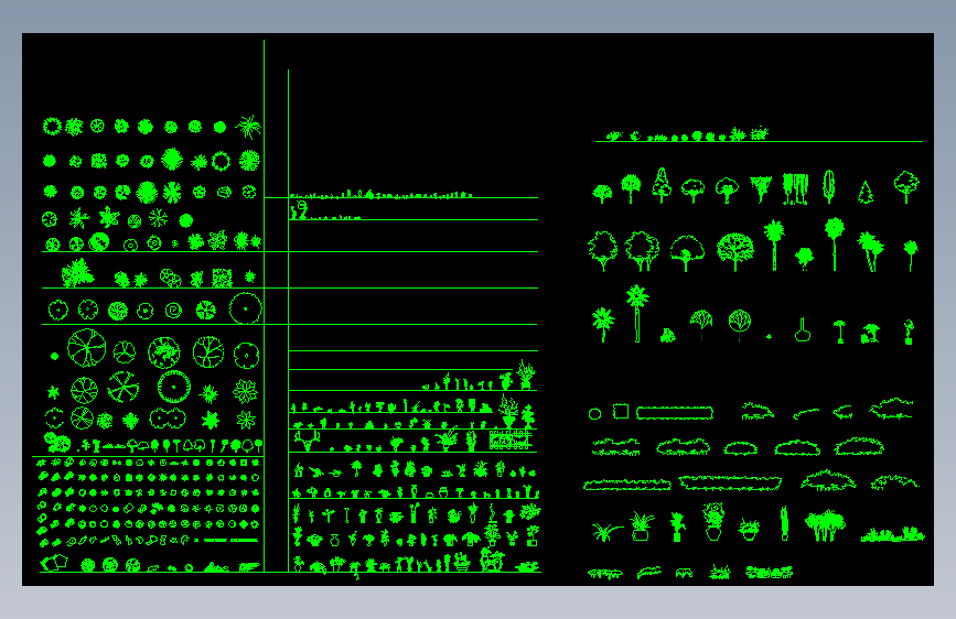 CAD植物3