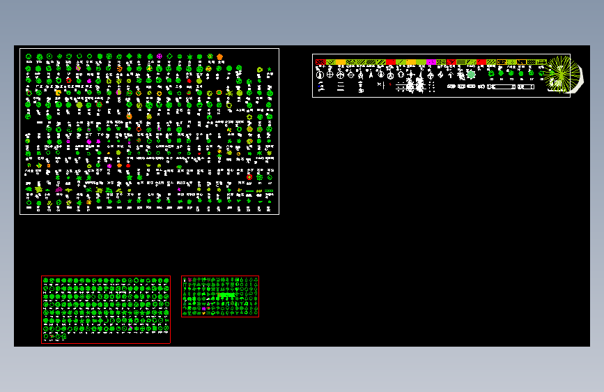 很齐全的景观园林植物图库