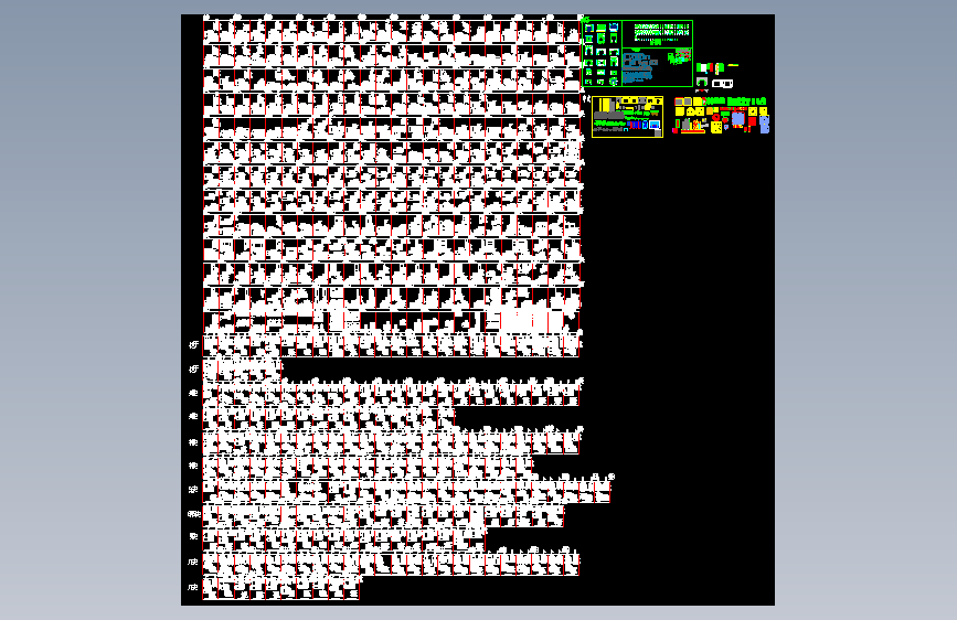 中式家具三视图