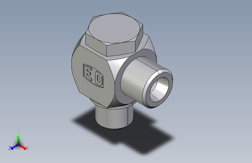 高压铰接式90度接头WH08SMKDSOMD.igs