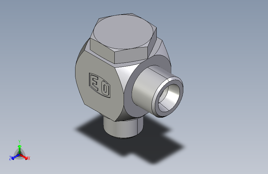 高压铰接式90度接头WH10SMKDSOMD.igs