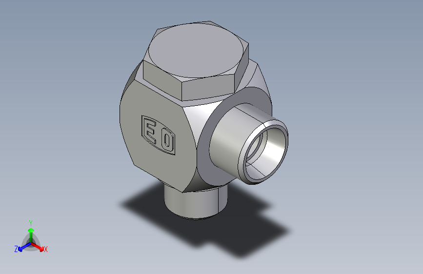 高压铰接式90度接头WH12LMKDSOMD.igs