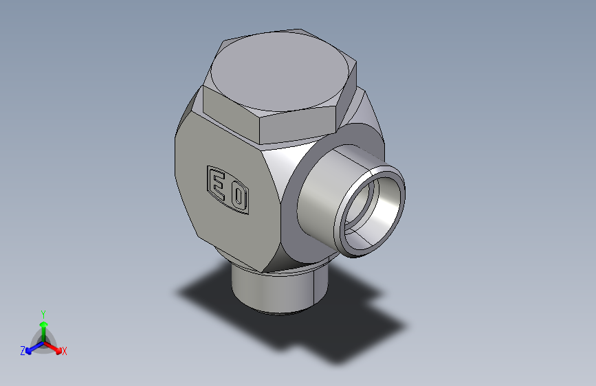 高压铰接式90度接头WH15LRKDSOMDCF.igs