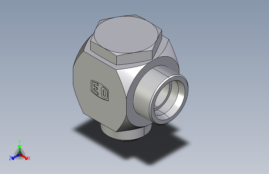 高压铰接式90度接头WH38SMKDSOMD.igs