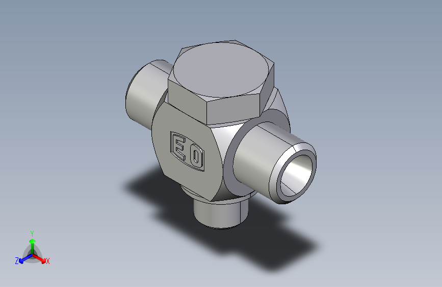 高压铰接式三通接头TH06LRKDSOMD.igs