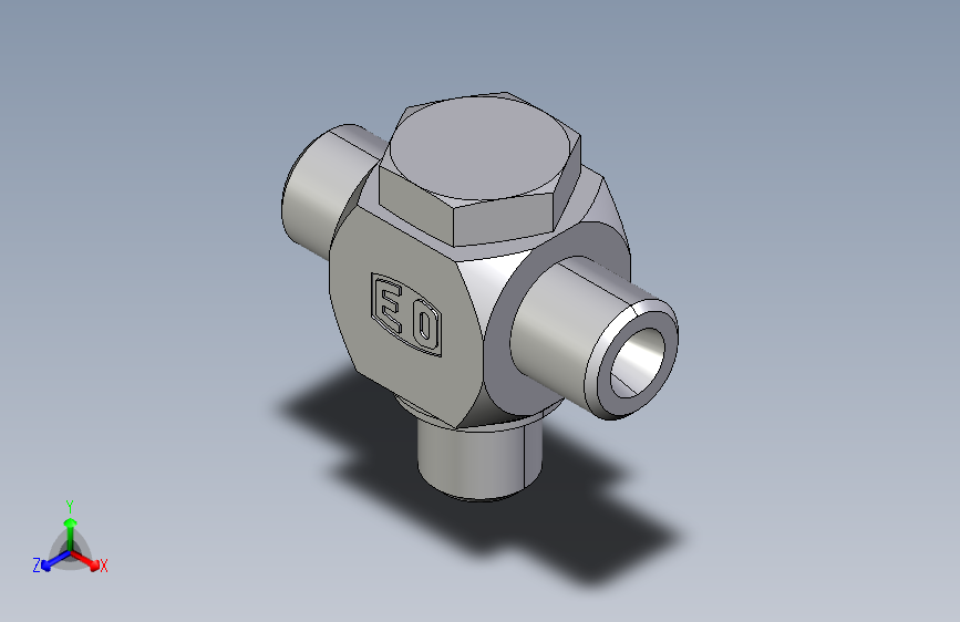 高压铰接式三通接头TH06SRKDSOMD.igs