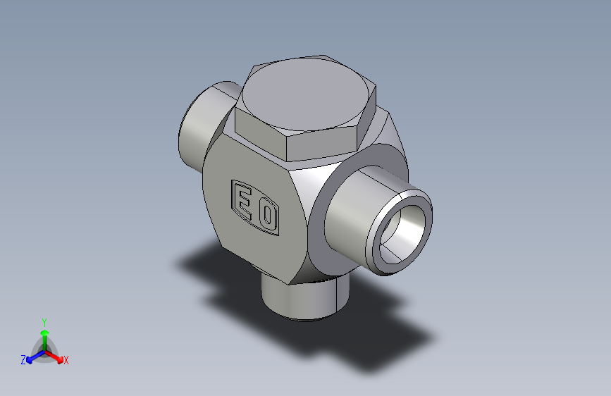 高压铰接式三通接头TH10SRKDSOMD.igs