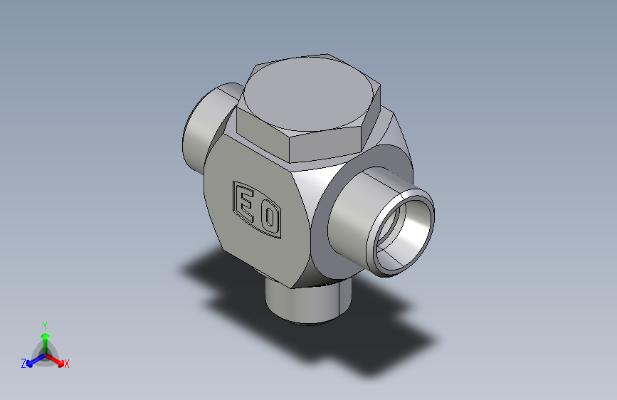 高压铰接式三通接头TH12LMKDSOMD.igs